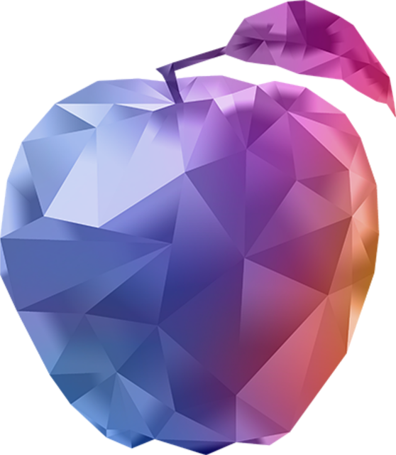 Free download Apple Fruit Polygon - Free vector graphic on Pixabay free illustration to be edited with GIMP free online image editor