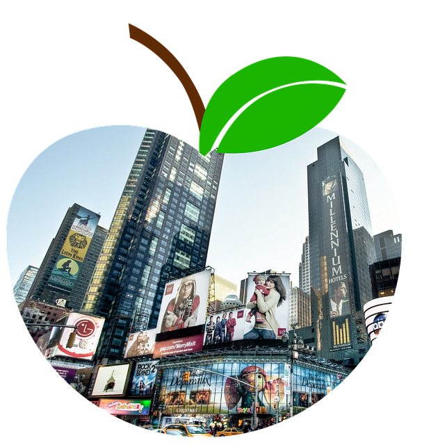 Free download Apple New York Ny -  free illustration to be edited with GIMP free online image editor
