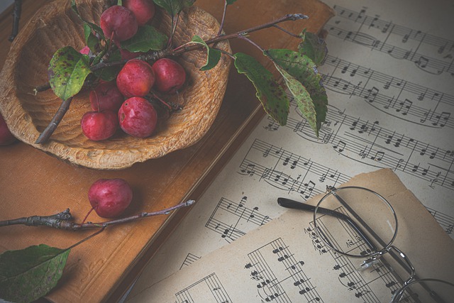 Free download apples autumn music notes glasses free picture to be edited with GIMP free online image editor
