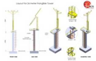Free download Approach light Towers free photo or picture to be edited with GIMP online image editor
