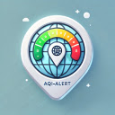 AQI Alert  screen for extension Chrome web store in OffiDocs Chromium