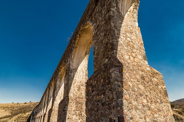 Template Photo Aqueduct Mexico Sky for OffiDocs