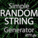 A Random String  Password Generator  screen for extension Chrome web store in OffiDocs Chromium
