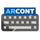 ArcBoard Virtual Keyboard  screen for extension Chrome web store in OffiDocs Chromium