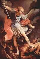 Free download Archangel St Michael Reni, Guido 1636 free photo or picture to be edited with GIMP online image editor