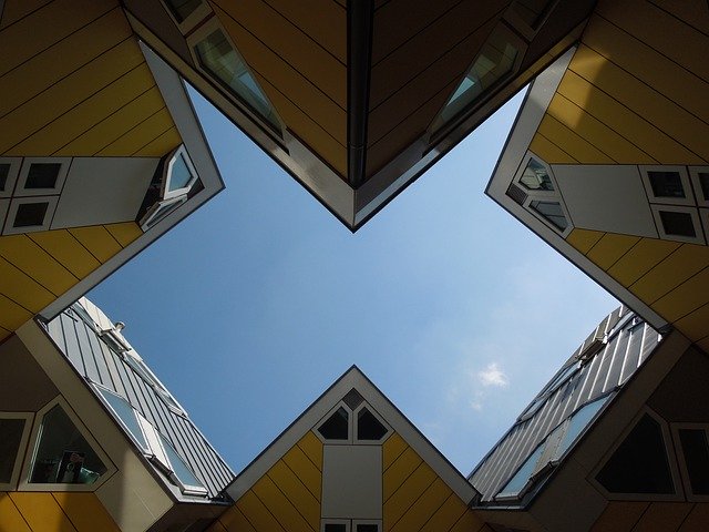 Architecture Cube House Rotterdam 무료 다운로드 - 무료 사진 또는 GIMP 온라인 이미지 편집기로 편집할 수 있는 사진