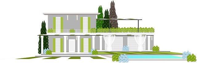 Free download Architecture Design Villa Home -  free illustration to be edited with GIMP free online image editor