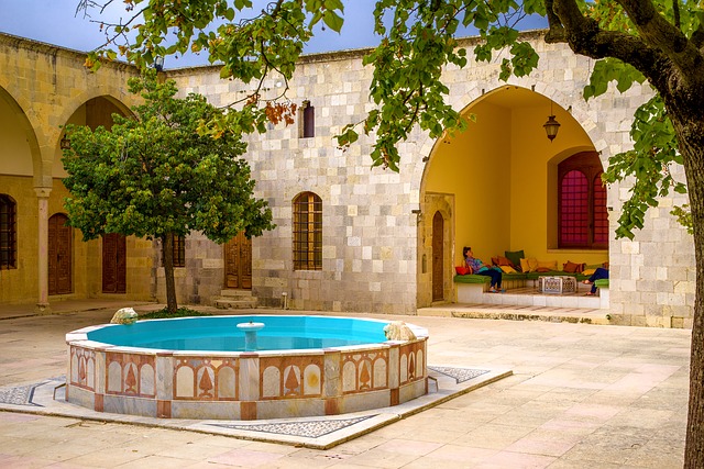 Free download architecture oriental old courtyard free picture to be edited with GIMP free online image editor