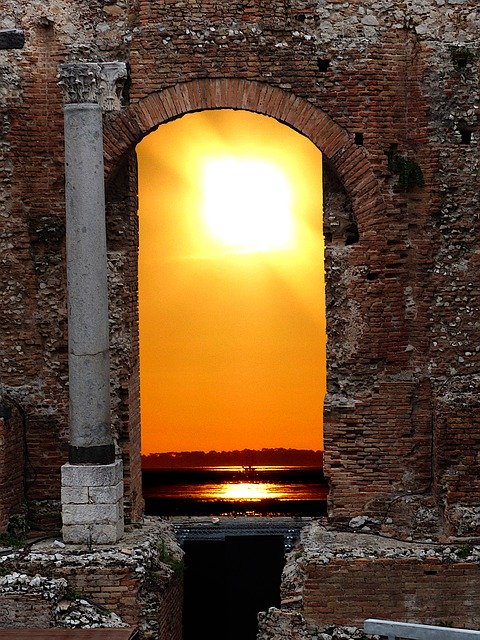 Шаблон Фото Архитектура Руины Сицилии - для OffiDocs