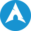 Arch Linux (blue)  screen for extension Chrome web store in OffiDocs Chromium