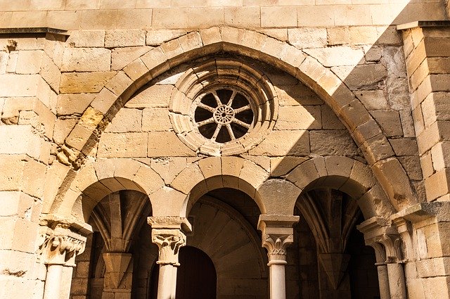 Free download Arc Romanesque Architecture -  free photo or picture to be edited with GIMP online image editor