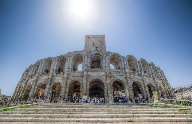 Free download Arena Arles Architecture -  free photo or picture to be edited with GIMP online image editor