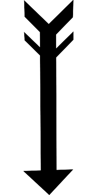Free download Arrow Shape Down - Free vector graphic on Pixabay free illustration to be edited with GIMP free online image editor