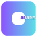 ArtBrother  screen for extension Chrome web store in OffiDocs Chromium