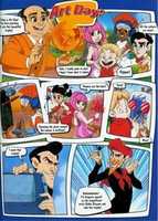 Free download Art Day! (A LazyTown Comic Strip) free photo or picture to be edited with GIMP online image editor