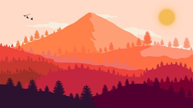 Free download Art Landscape Trees -  free illustration to be edited with GIMP free online image editor