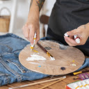 Art of painting on canvas  screen for extension Chrome web store in OffiDocs Chromium