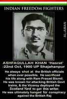Free download Ashfaqullah Khan 22 Oct 1900 free photo or picture to be edited with GIMP online image editor