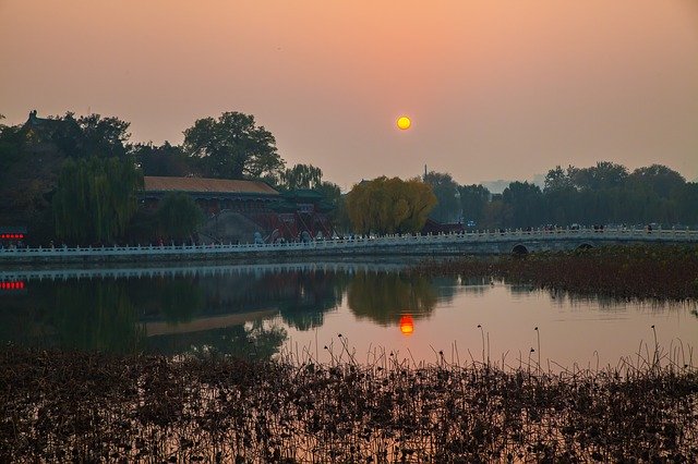 Free download Asia China Sunset At -  free photo or picture to be edited with GIMP online image editor