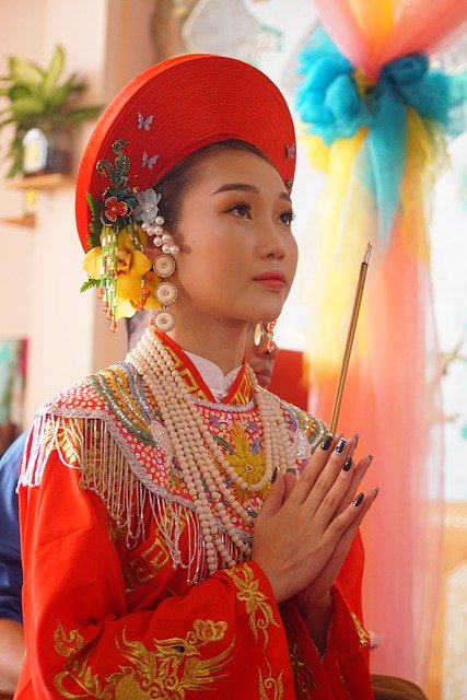 Free download asian woman praying religion free picture to be edited with GIMP free online image editor
