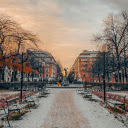 A Snow Covered Walkway at a Park  screen for extension Chrome web store in OffiDocs Chromium