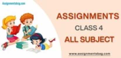 Free download Assignments For Class 4 All Subject free photo or picture to be edited with GIMP online image editor