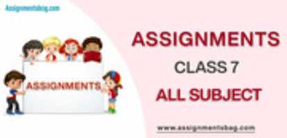 Free download Assignments For Class 7 All Subject free photo or picture to be edited with GIMP online image editor