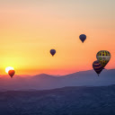 Assorted Hot Air Balloons Photo during Sunset  screen for extension Chrome web store in OffiDocs Chromium