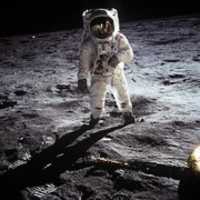 Free download Astronaut Buzz Aldrin on the moon free photo or picture to be edited with GIMP online image editor