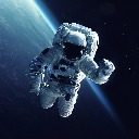 Astronaut Floating in Space  screen for extension Chrome web store in OffiDocs Chromium