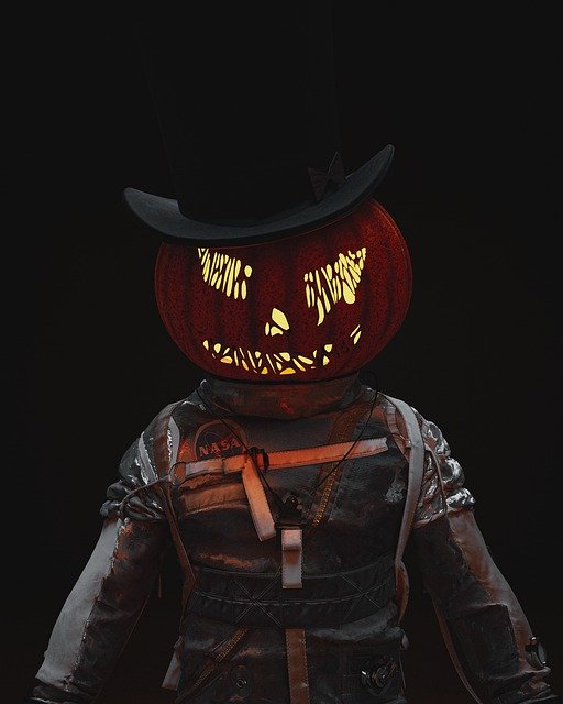 Free download astronaut halloween pumpkin free picture to be edited with GIMP free online image editor