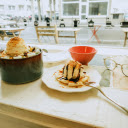 A table with a plate of food and glasses on it  screen for extension Chrome web store in OffiDocs Chromium