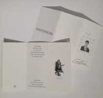 Free download Athanasio Celia Invitation Of The Gallery Sculptures, Paris 1990 free photo or picture to be edited with GIMP online image editor