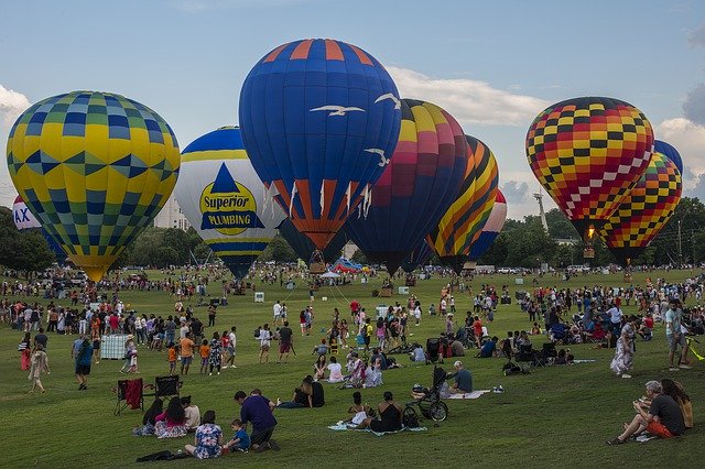 Бесплатно скачать Воздушный шар Атланты Джорджия - бесплатное фото или изображение для редактирования с помощью онлайн-редактора изображений GIMP