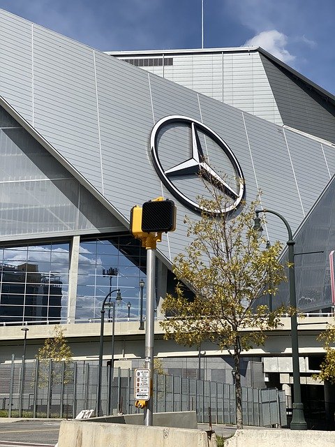 Gratis download Atlanta Mercedes Stadium - gratis gratis foto of afbeelding om te bewerken met GIMP online afbeeldingseditor