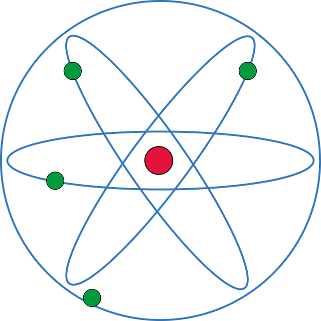 Free download Atom Model -  free illustration to be edited with GIMP free online image editor