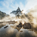 A tranquil hot spring pool  screen for extension Chrome web store in OffiDocs Chromium