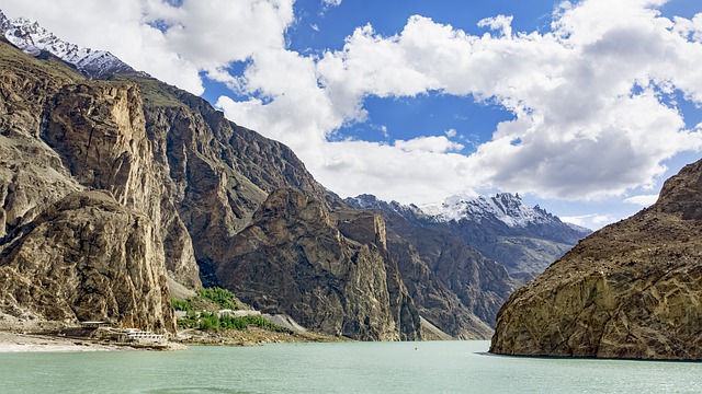 Free download attaabad lake hunza valley free picture to be edited with GIMP free online image editor
