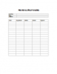 Free download Attendance Sheet Sample DOC, XLS or PPT template free to be edited with LibreOffice online or OpenOffice Desktop online