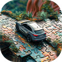 ATVs crossing bridges are puzzle pieces  screen for extension Chrome web store in OffiDocs Chromium