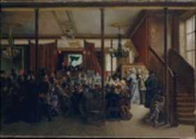 Free download Auction Sale in Clinton Hall, New York, 1876 free photo or picture to be edited with GIMP online image editor