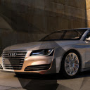 Audi A8L on the Road at Sunset  screen for extension Chrome web store in OffiDocs Chromium