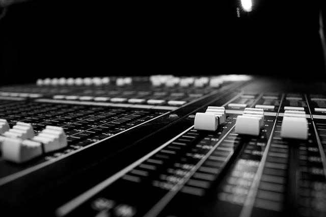 Free download audio closeup console control desk free picture to be edited with GIMP free online image editor