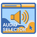 Audio Selector  screen for extension Chrome web store in OffiDocs Chromium