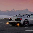 Audi R8 in the morning light  screen for extension Chrome web store in OffiDocs Chromium