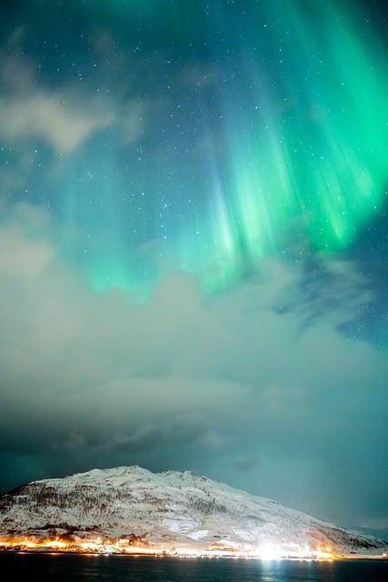 Free download aurora norway landscape astro free picture to be edited with GIMP free online image editor