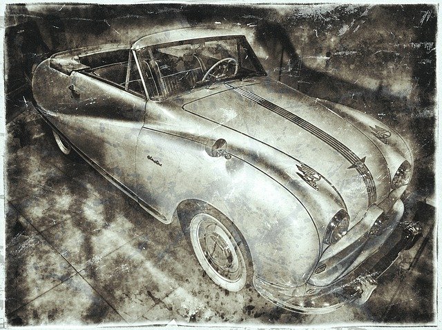 Free download Austin Convertible 1949 -  free illustration to be edited with GIMP free online image editor