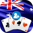 Australian Patience Game Move cards to build from Aces to Kings!  screen for extension Chrome web store in OffiDocs Chromium