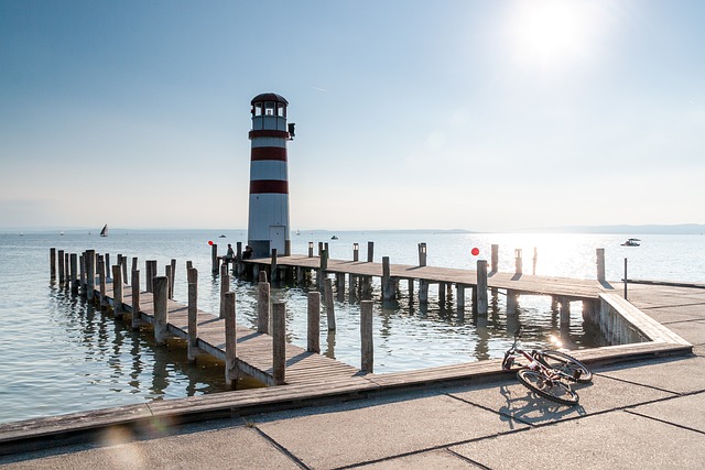 Free download austria lake neusiedl lighthouse free picture to be edited with GIMP free online image editor