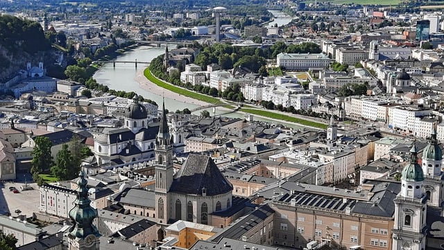 Free download austria salzburg architecture river free picture to be edited with GIMP free online image editor